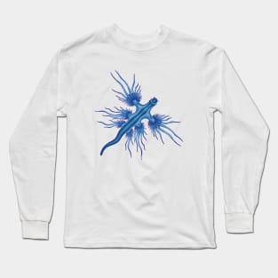 Drawing of a Glaucus Atlanticus Long Sleeve T-Shirt